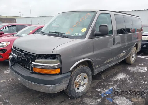 2012 Chevrolet Express 2500 Lt из США, поврежденный, VIN 1GAWGRFA2C1121226